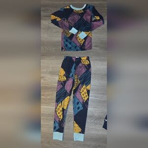 Nightmare Before Christmas Colorful Geometric Pajama Set Sally